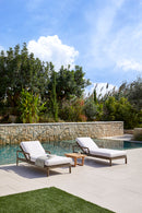 Heritage square side table