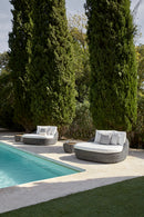 Heritage woven side table