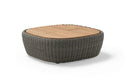 Heritage square woven coffee table
