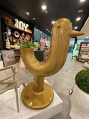 Peacock Planter Champagne-Details Online Ahop