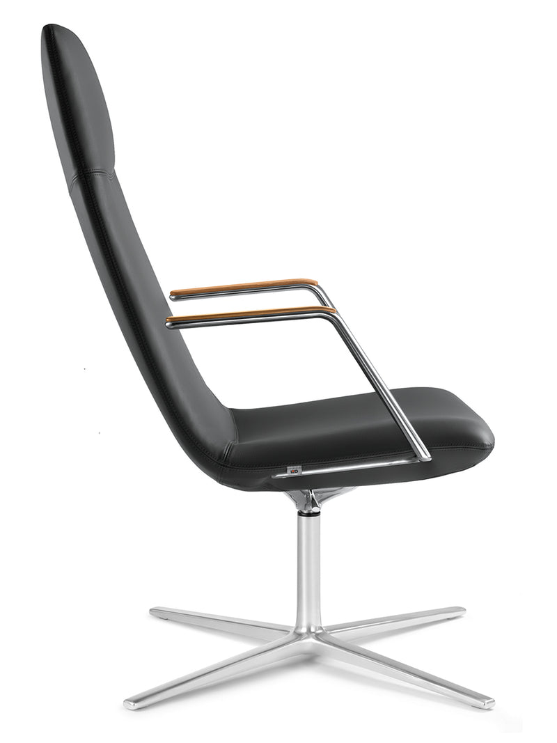 Sky swivel chair high with armrest