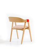 Mathilda stackable oak chair