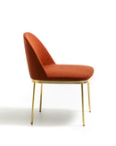 Precious gold chrome chair