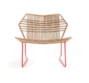 Tropicalia armchair varnished base