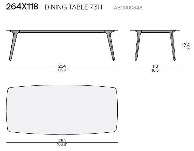 Torsa dining table