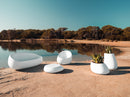 Stone lounge chair 88x81x76H cm