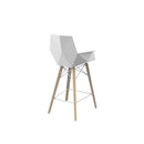Faz Wood Counter Stool with arms - Details Online Shop