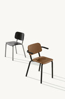 Hull 628 chair with armrest, set of 4